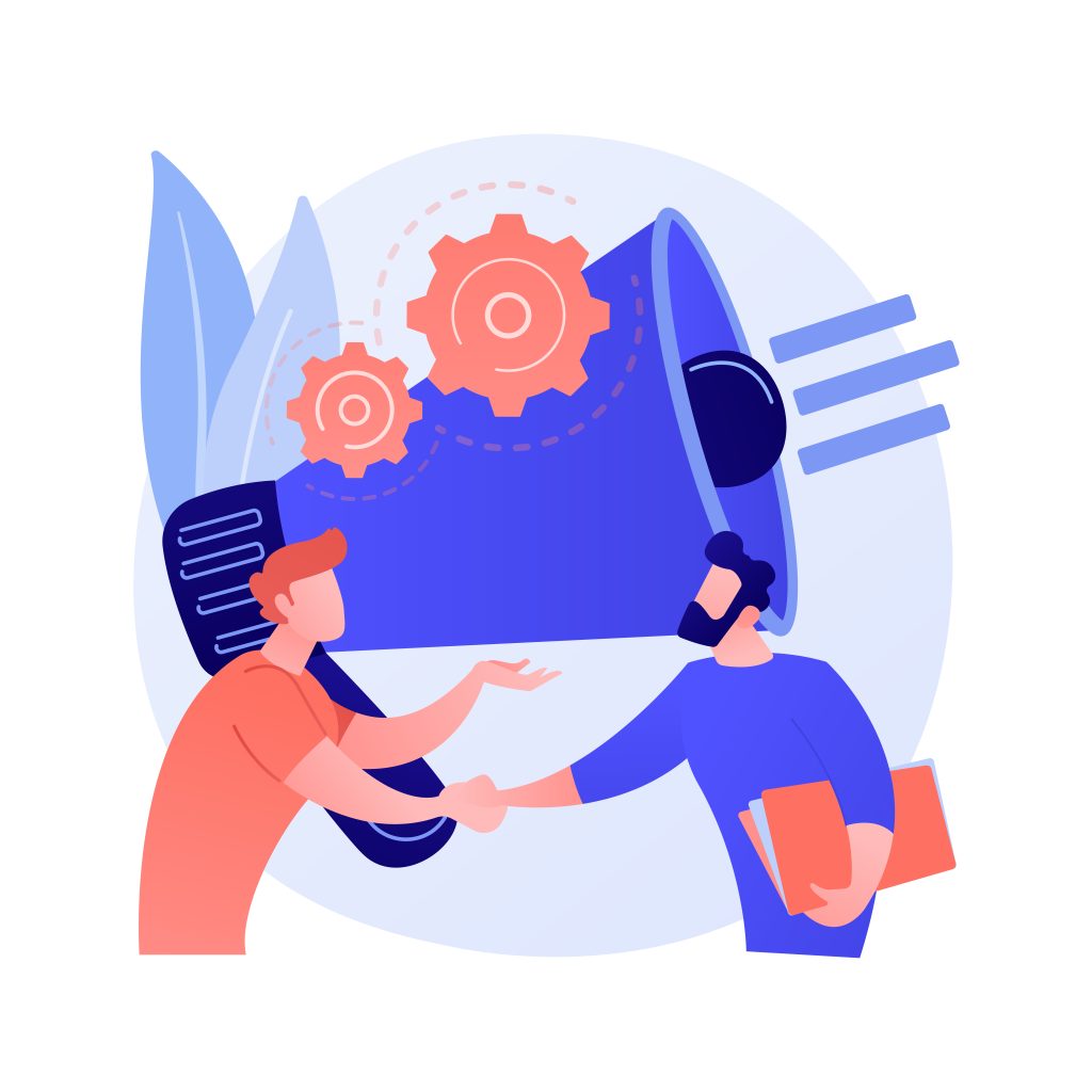 Relationship marketing abstract concept vector illustration. Relationship marketing abstract concept vector illustration. Customer relationship strategy, focus on consumer loyalty, brand interaction and long-term engagement, social media abstract metaphor.